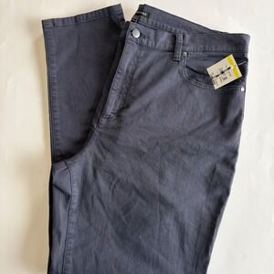 Eileen Fisher Womens XL Gray Slim Fit Tapered Leg 5-Pocket Stretch Pants